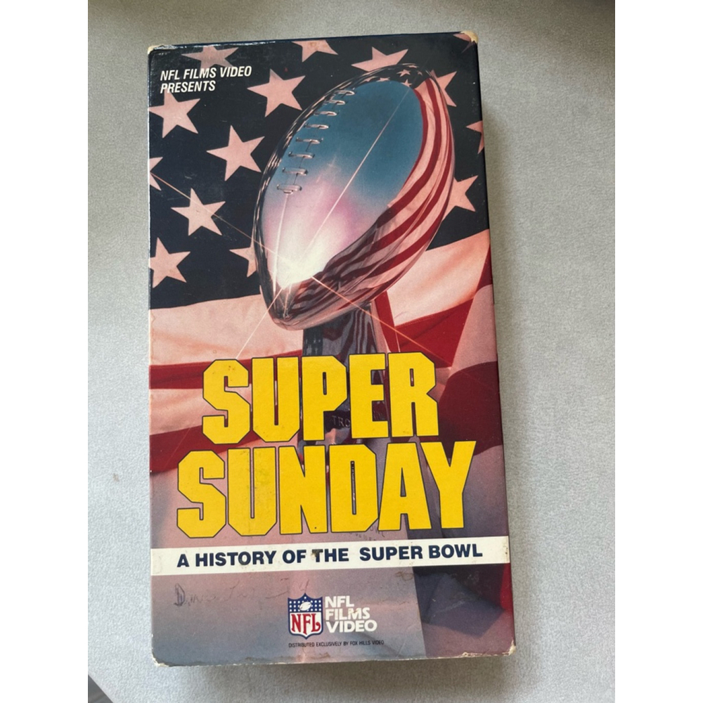 NFL Films Video Super Sunday VHS Tape